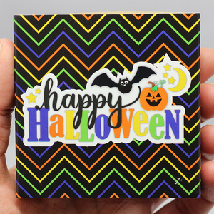 SilverTowne Natural Kraft Paper Gift Box with Halloween Box Sleeve